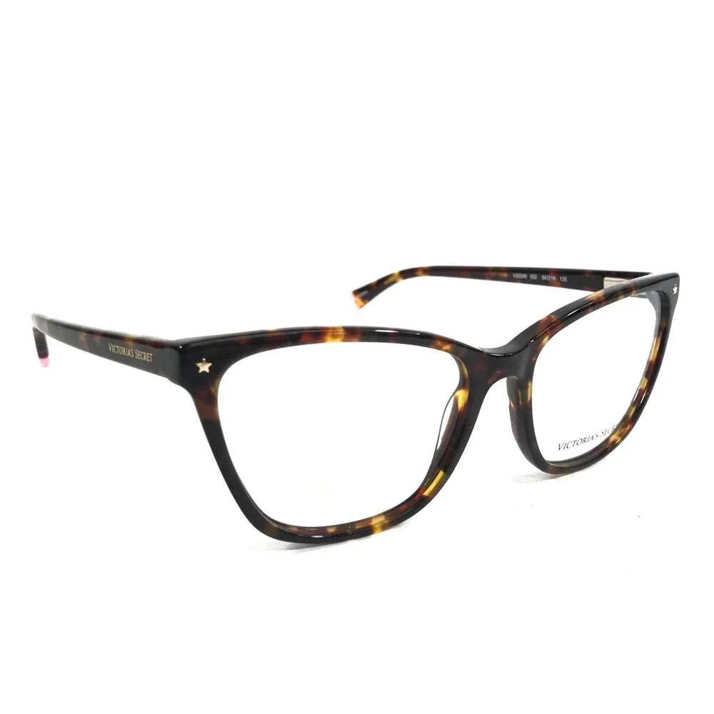 Victoria's Secret Eyeglasses Frames VS5040 052 Dark Havana Cat Eye 54-16-135